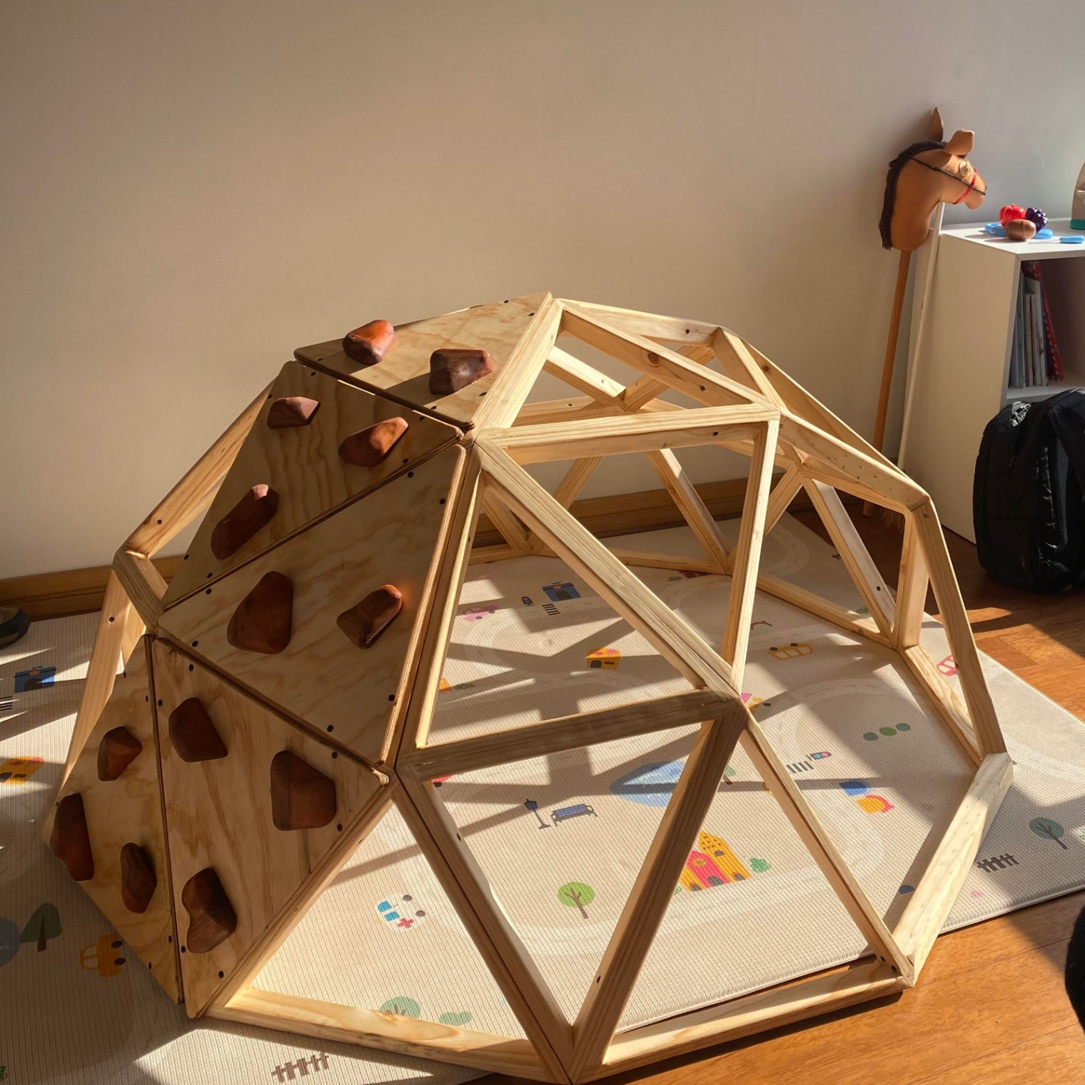 Domo escalada con bulder