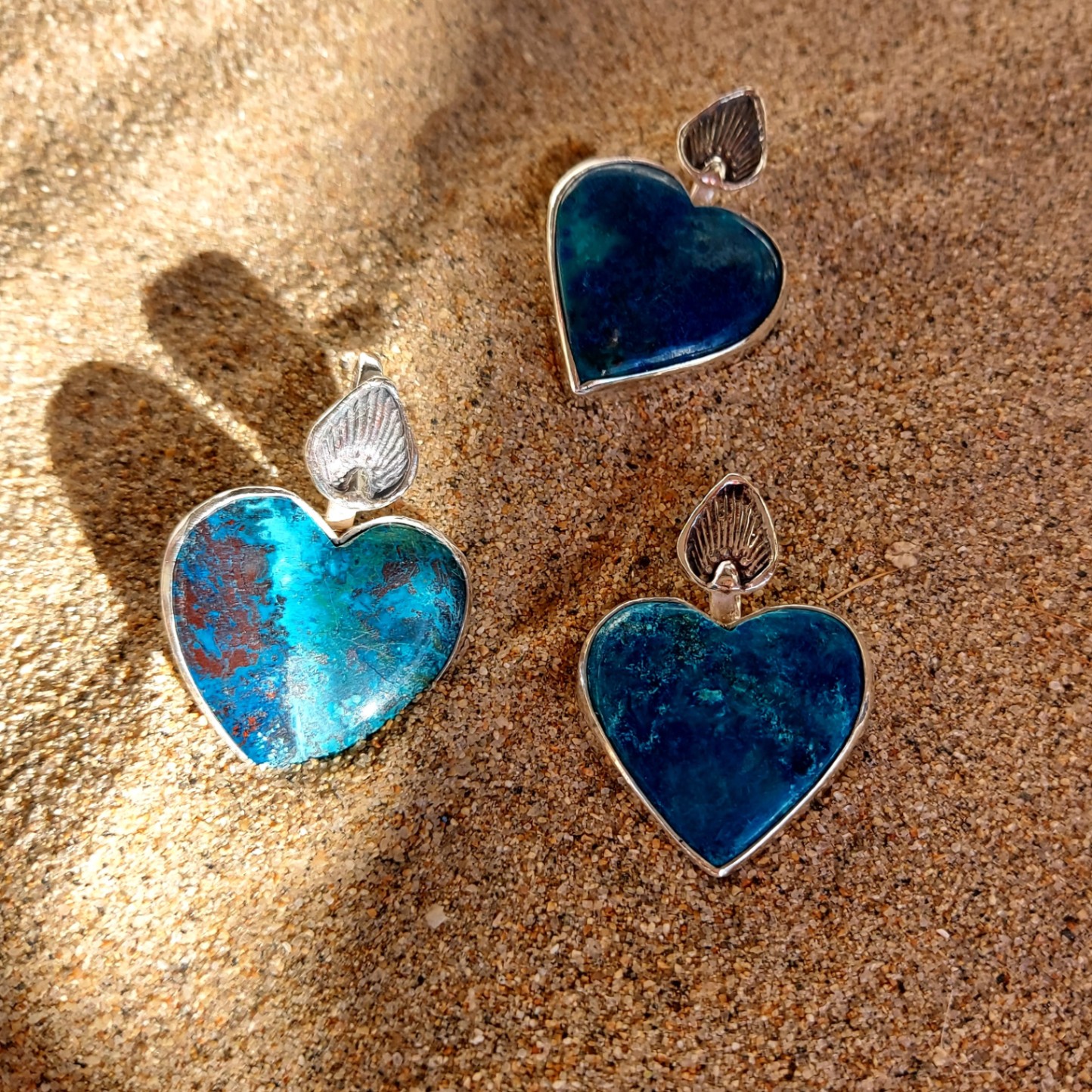 Corazón Azurita 