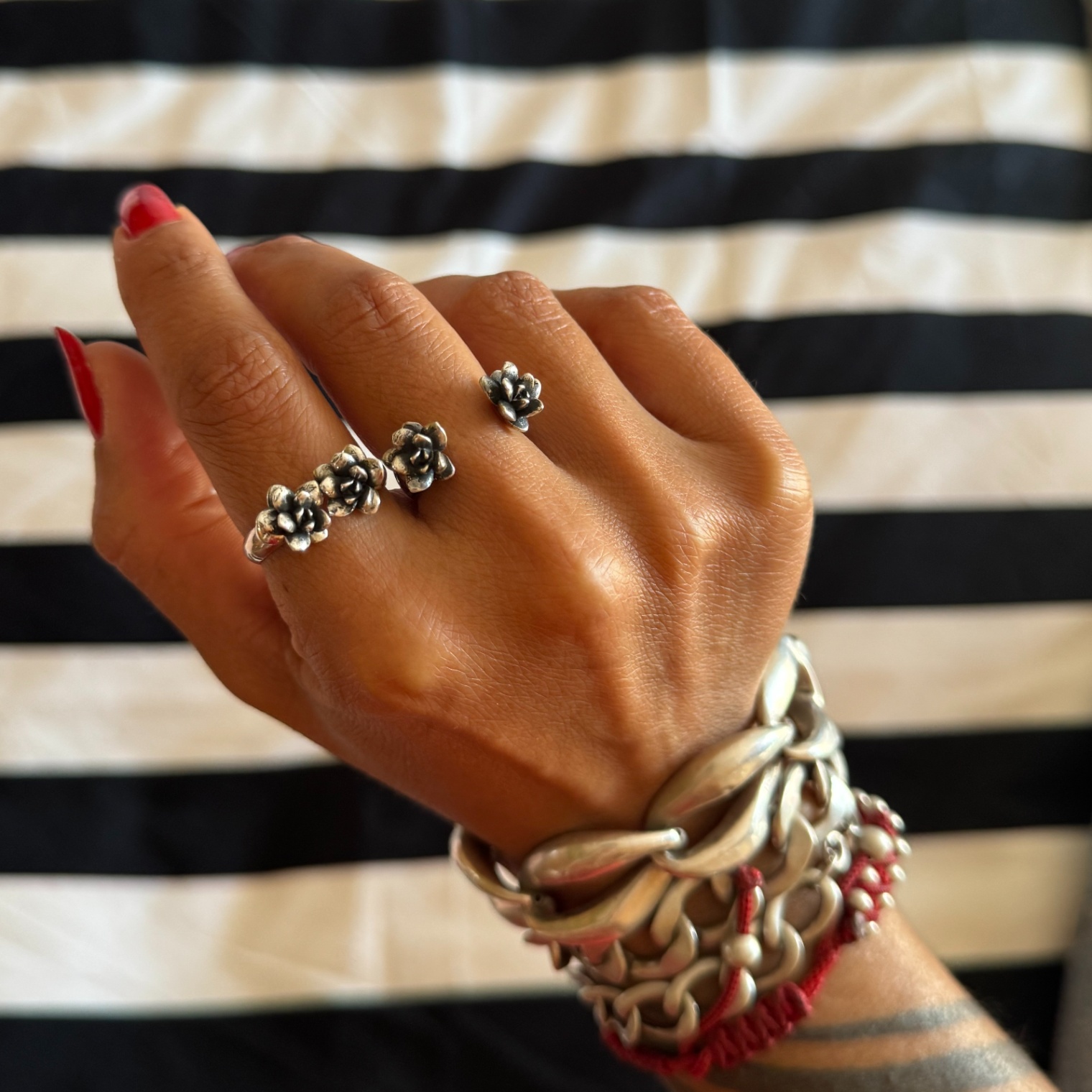 Anillo Luteoviride doble