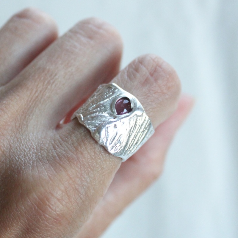 Anillo Coral Reef Turmalina